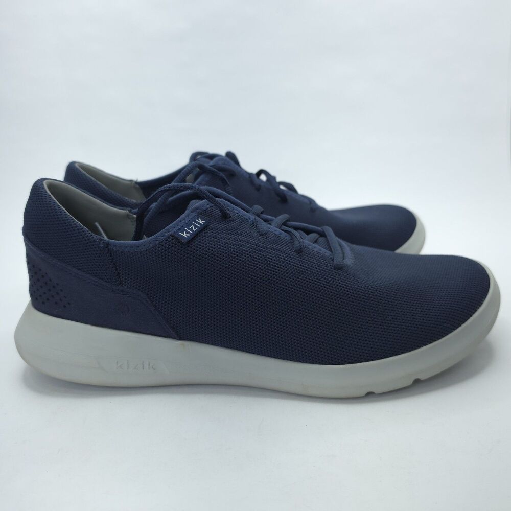Kizik Madrid Blue Eco-Knit Hands Free Shoes Men's Size 11 Wide